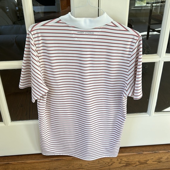 COPY - 🌿 Under Armour Men’s Heat Gear Polo Short-Sleeved Shirt White- M🌿 - Picture 3 of 5